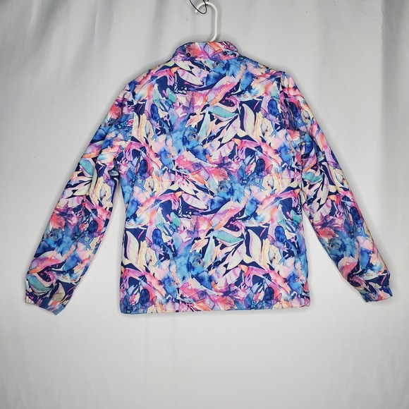 Mountain Warehouse Kids Water Resistant Fleece Lined Jacket Floral Print 13 YRS - Picture 2 of 9